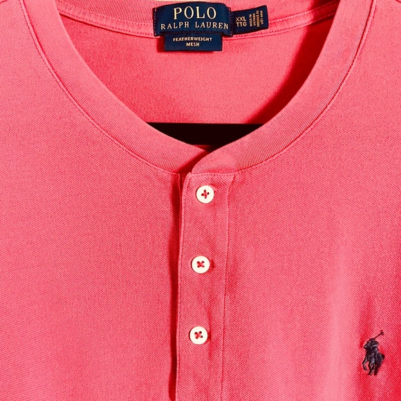 POLO Ralph Lauren Dusty Coral Shade 100% Cotton Mens Size XXL - Picture 5 of 7